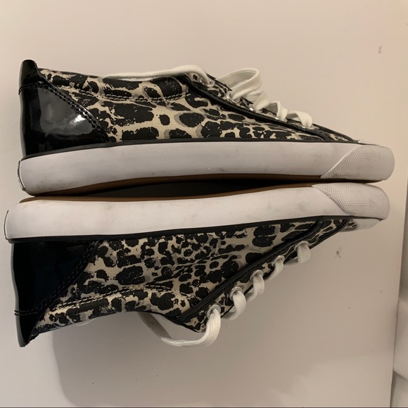Coach Barrett Leopard Black Patent Leather 6.5B - Picture 7 of 8